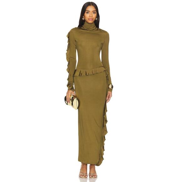 Paris Georgia MIRA DRESS long sleeve maxi